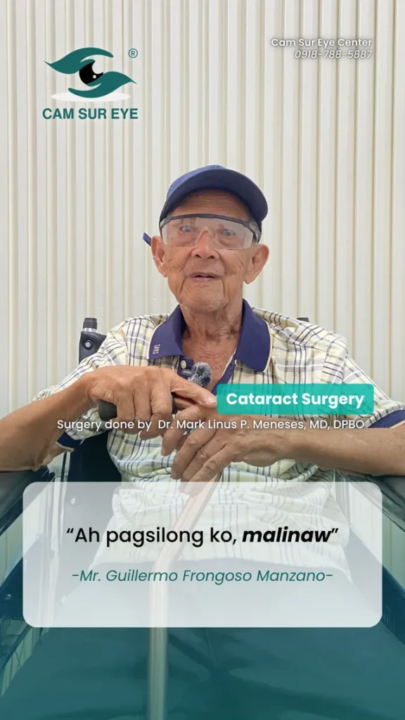 Mr. Guillermo Manzano in his published patient testimonial
